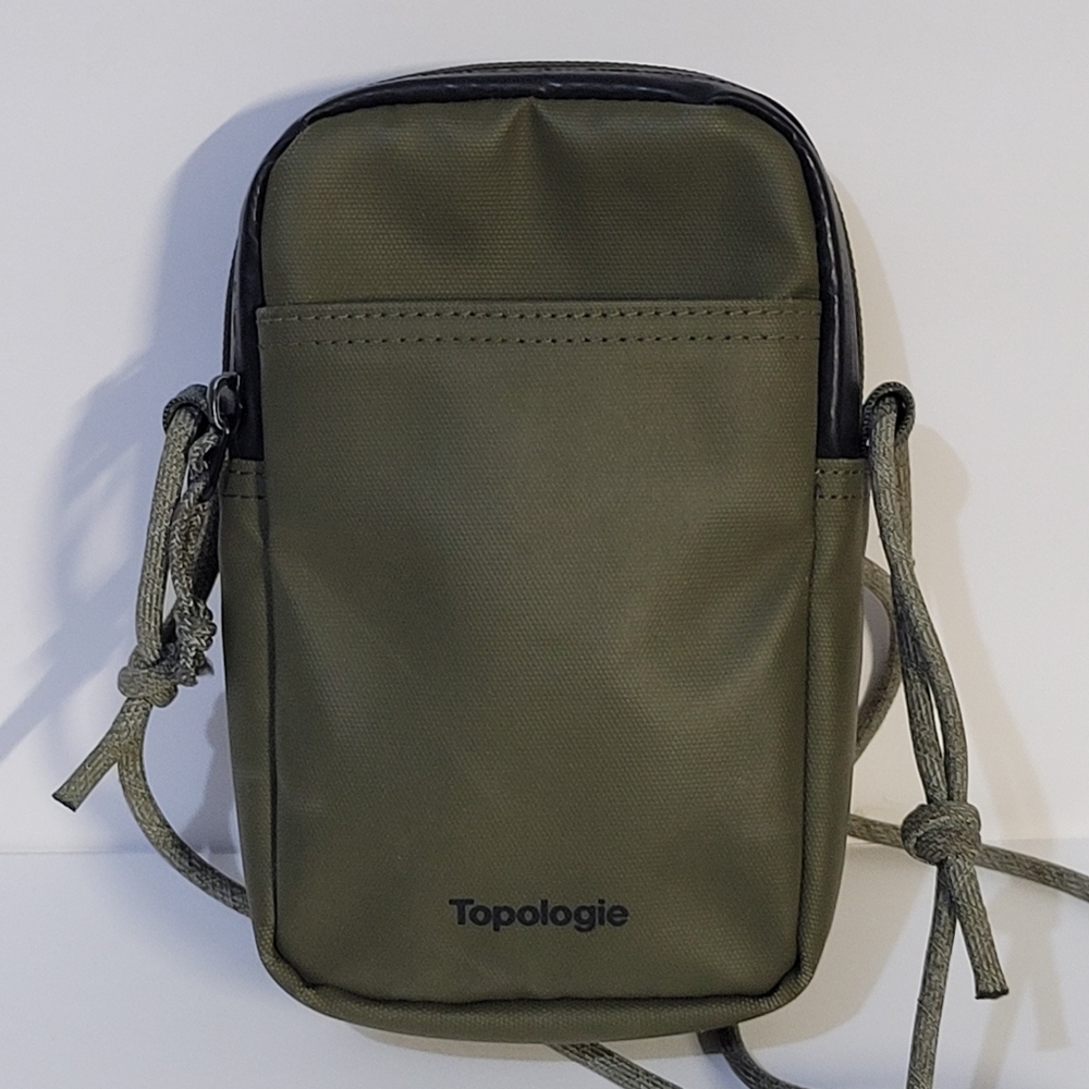 Topologie Olive Green Crossbody Bag